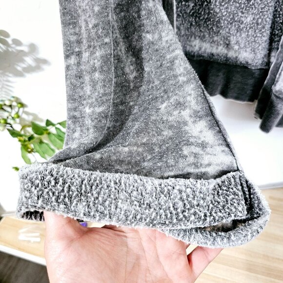 Ocean‎ Drive Womens Gray Hooded Cardigan M Surfer Faded Distressed~SW107.11 - Picture 6 of 6